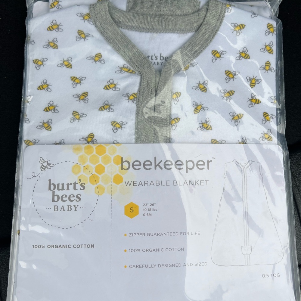 Burt's Bees Baby Beekeeper Blanket with Yellow Accents